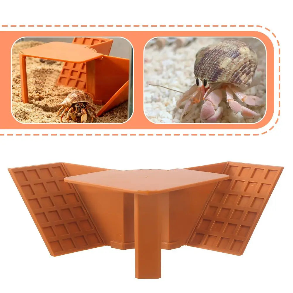 Eck-Tunnel für Einsiedlerkrebse und Aquarienbewohner als Versteck