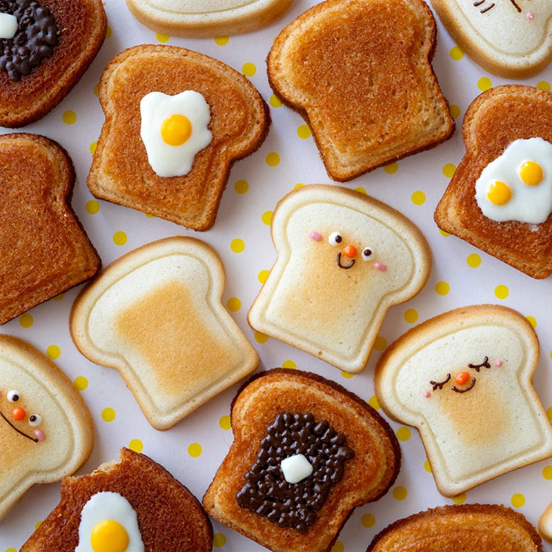 8-Hohlraum Madeleine Muffin Toastbrot Form aus Kohlenstoffstahl