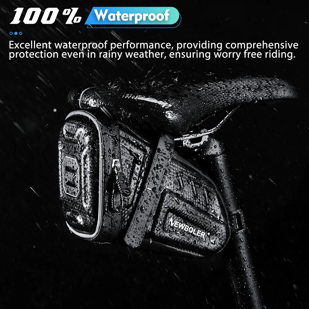 Wasserdichte - reflektierende Fahrradtasche MTB/Rennrad, 1,5L oder 2,5L