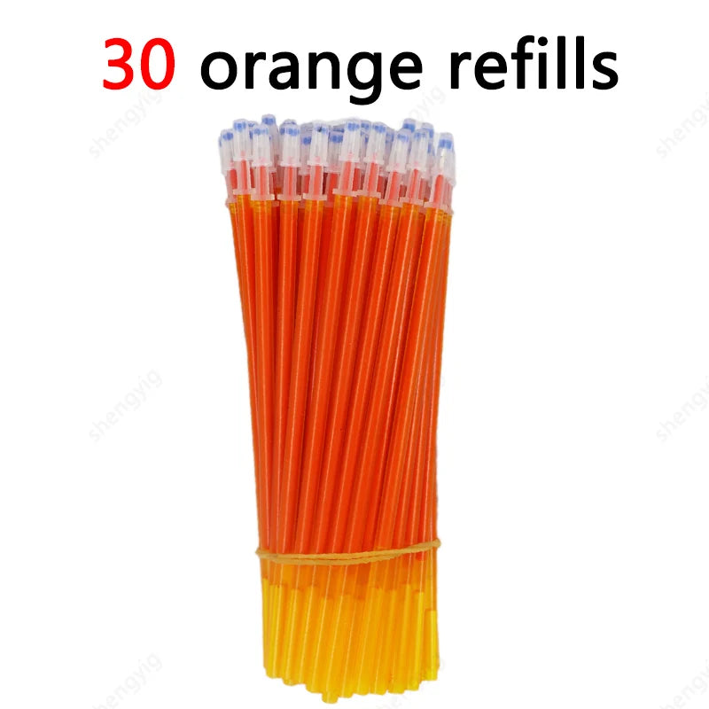 25-teiliges Kawaii Löschbares Gelstift-Set für Schule und Büro 15 cm