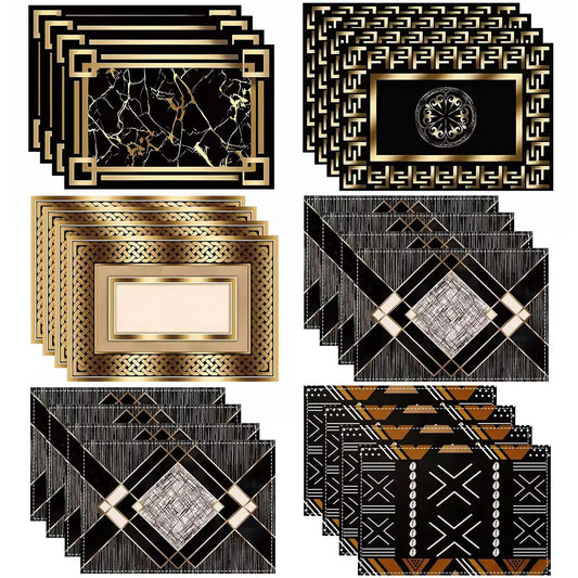 Moderne Geometrische Tischsets Waschbar Wasserdicht für Esstische