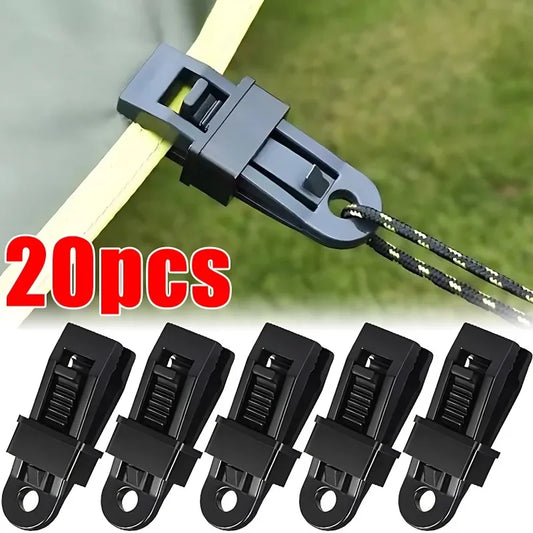 Markisen Seil Klemme Plane Clip Zelt Clip Wiederverwendbar 10 oder 20 Stück