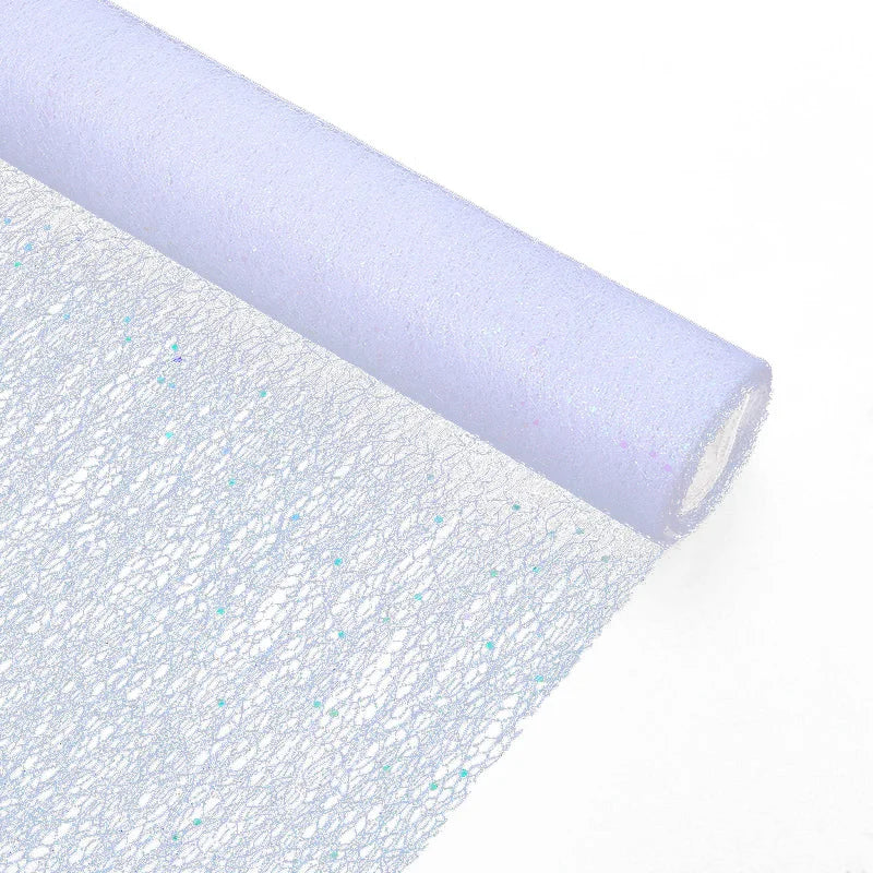 Gold Draht Tüll Rolle 5 Yards 50cm für Hochzeit Party Deko Bastelprojekte