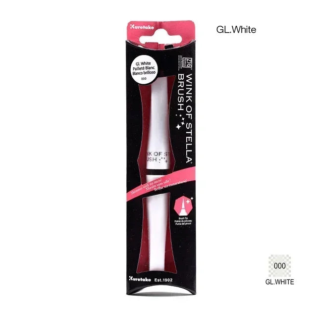 Mehrfarbiger Bling Pinselstift mit funkelndem Aquarellglitzer