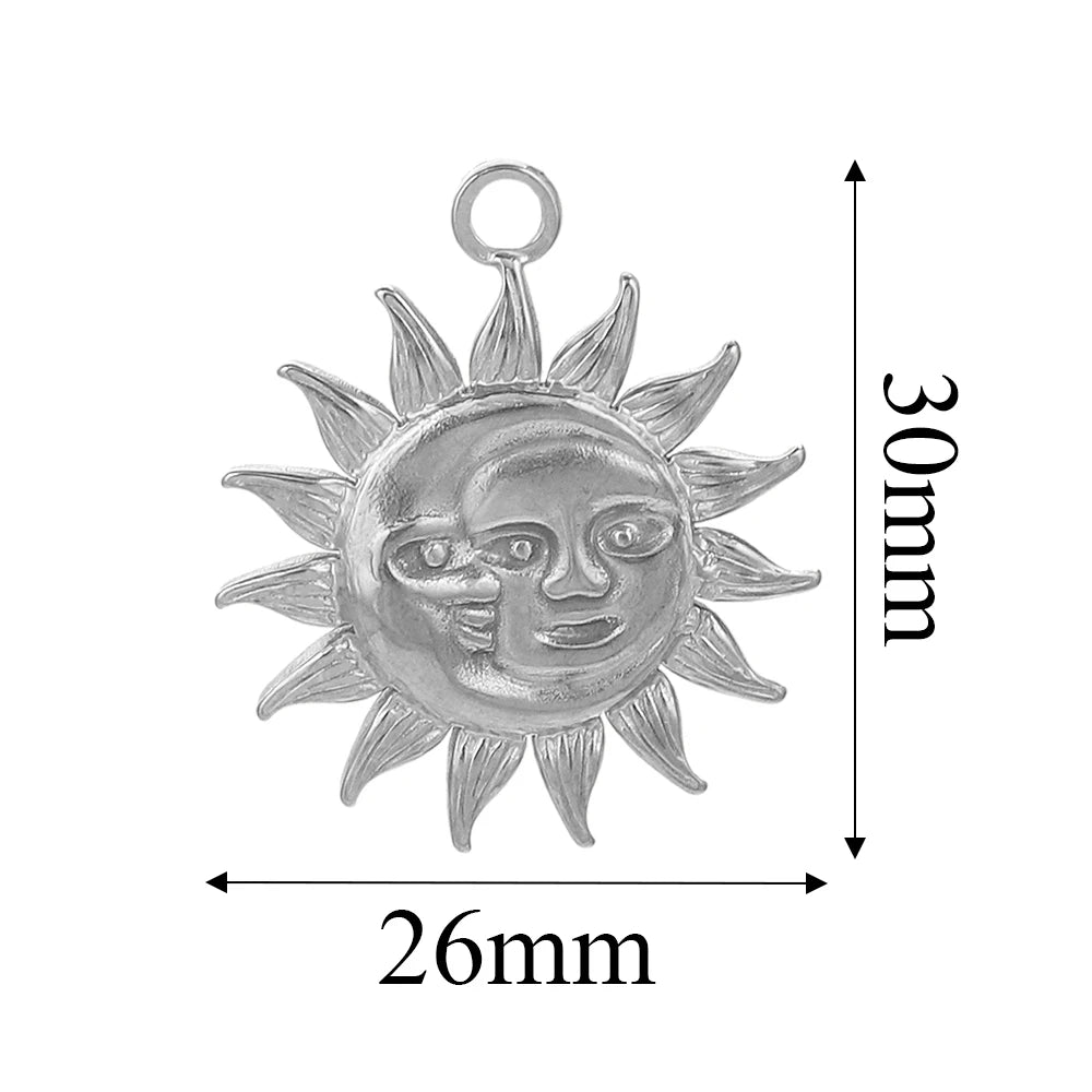 Edelstahl Gold Anhänger für individuellen DIY Schmuck