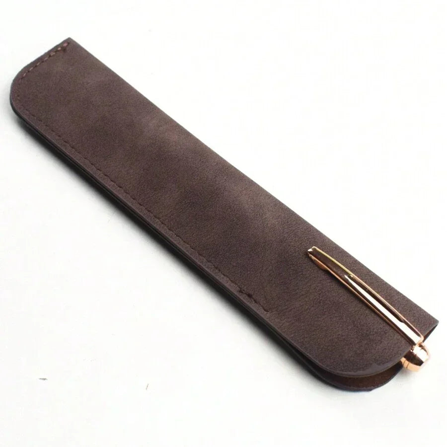 Elegantes Leder Stiftetui für Füllhalter - Kugelschreiber Büro Geschenk