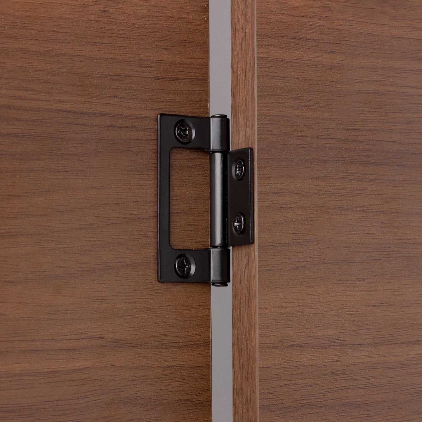 2x 360-Grad Flache Metallscharniere für Schranktüren Fenster Holzkiste