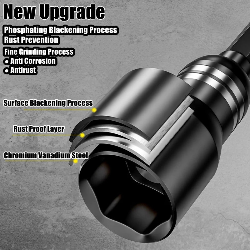 CR-V Stahl Magnetische Schraubendreher Bits für Bohrmaschinen Adapter
