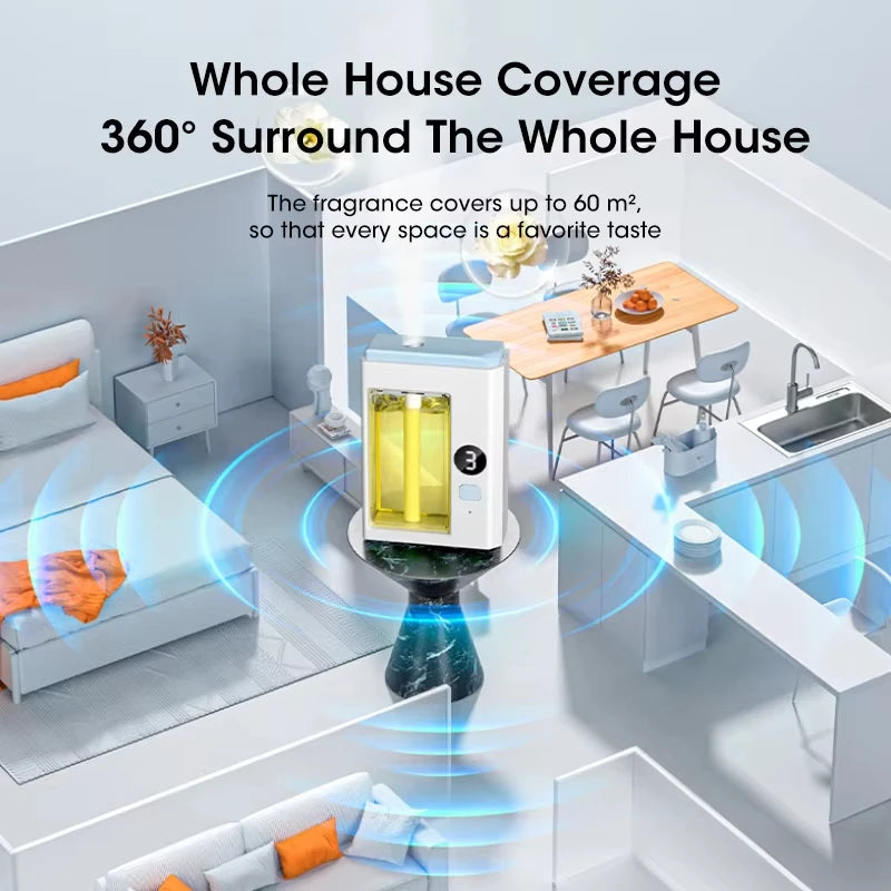 4 Modi USB Duftdiffusor für Zuhause mit Aromatherapie und Luftbefeuchtung