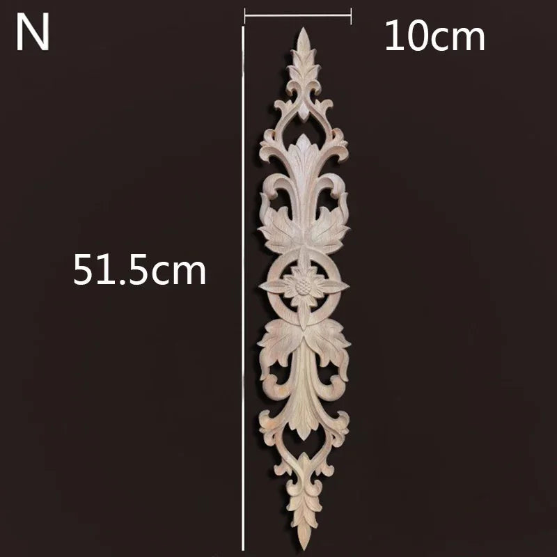 Holzmoebel Applikationen Wohnzimmer Dekoration NATUERLICHE Blumen