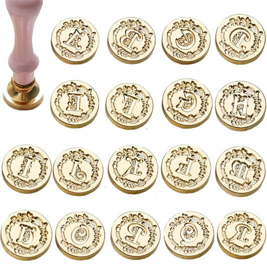 Retro Siegel Wachs Kit mit Metallstempel für kreative Dekorationen