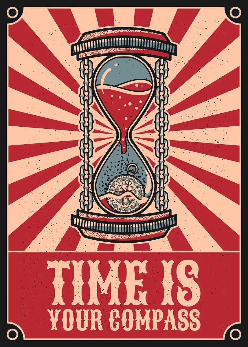 Buntes Poster mit abstrakten Blumenmustern für moderne Wandgestaltung