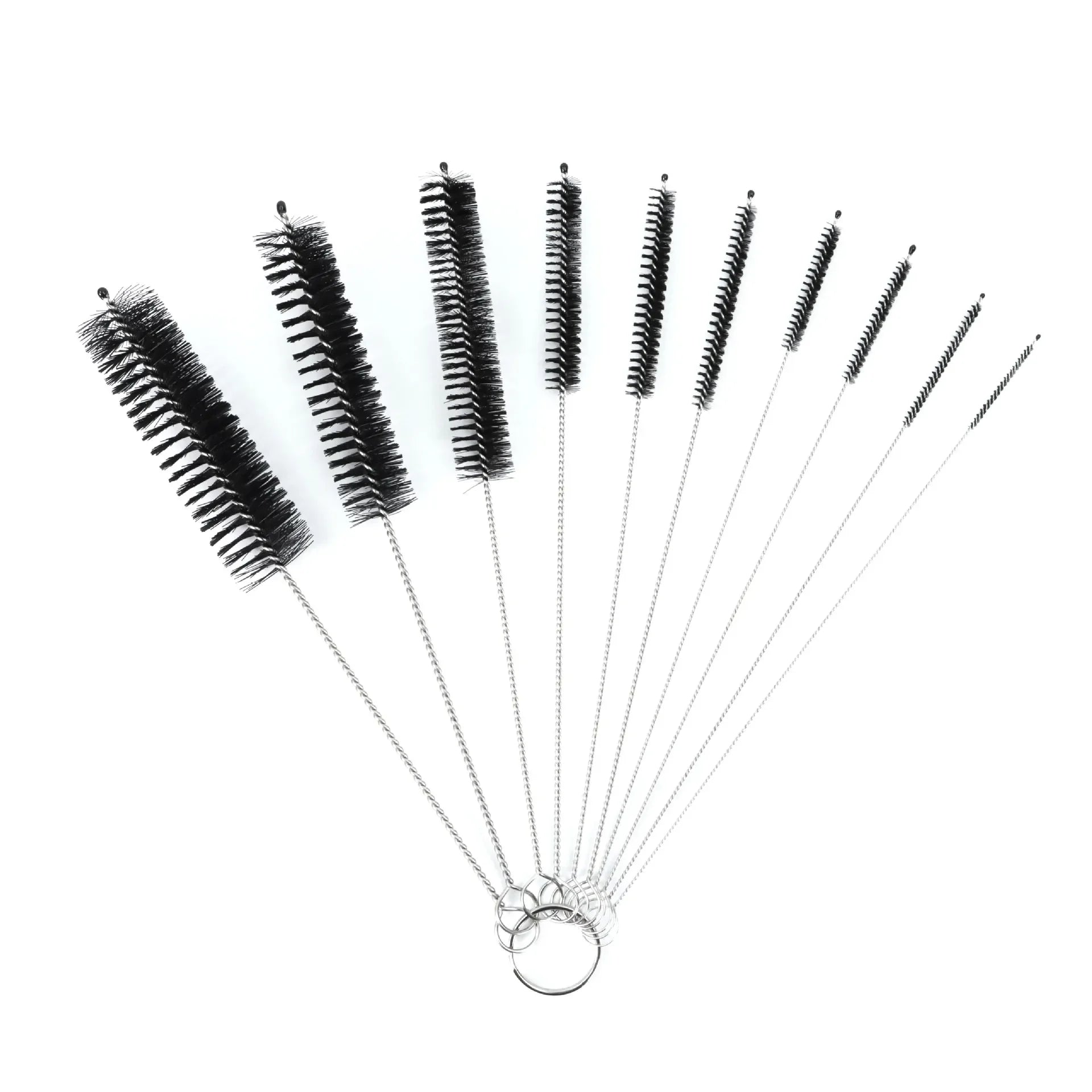 10 teiliges Edelstahl und Nylon Pinselset zur Reinigung von Babyflaschen und Haushalt-Yabubest - Home & More