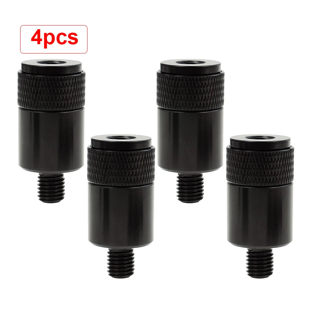 2x Schnellwechsel-Anschluss Karpfenangeln Aluminium Twist-Lock Adapter für Ruten