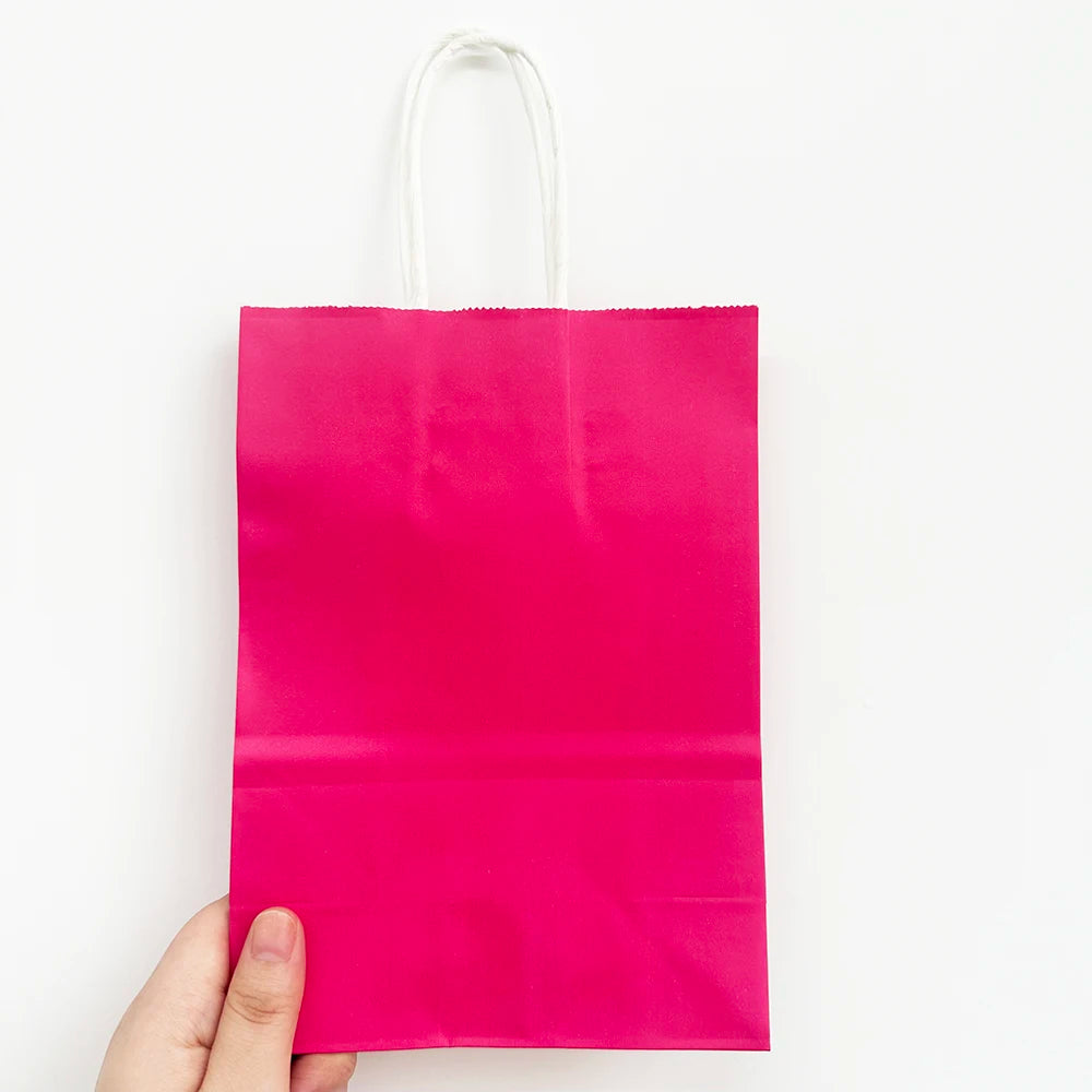 Vielseitige Kraftpapier Geschenktüten mit Griffen für Anlässe