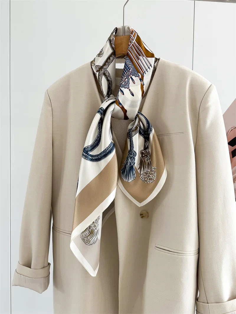 Vielseitiger Seidenschal für Damen aus Tussah-Seide-Yabubest - Home & More