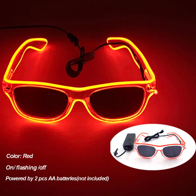 Leuchtende LED Partybrille mit Farbwechsel für unvergessliche Feste