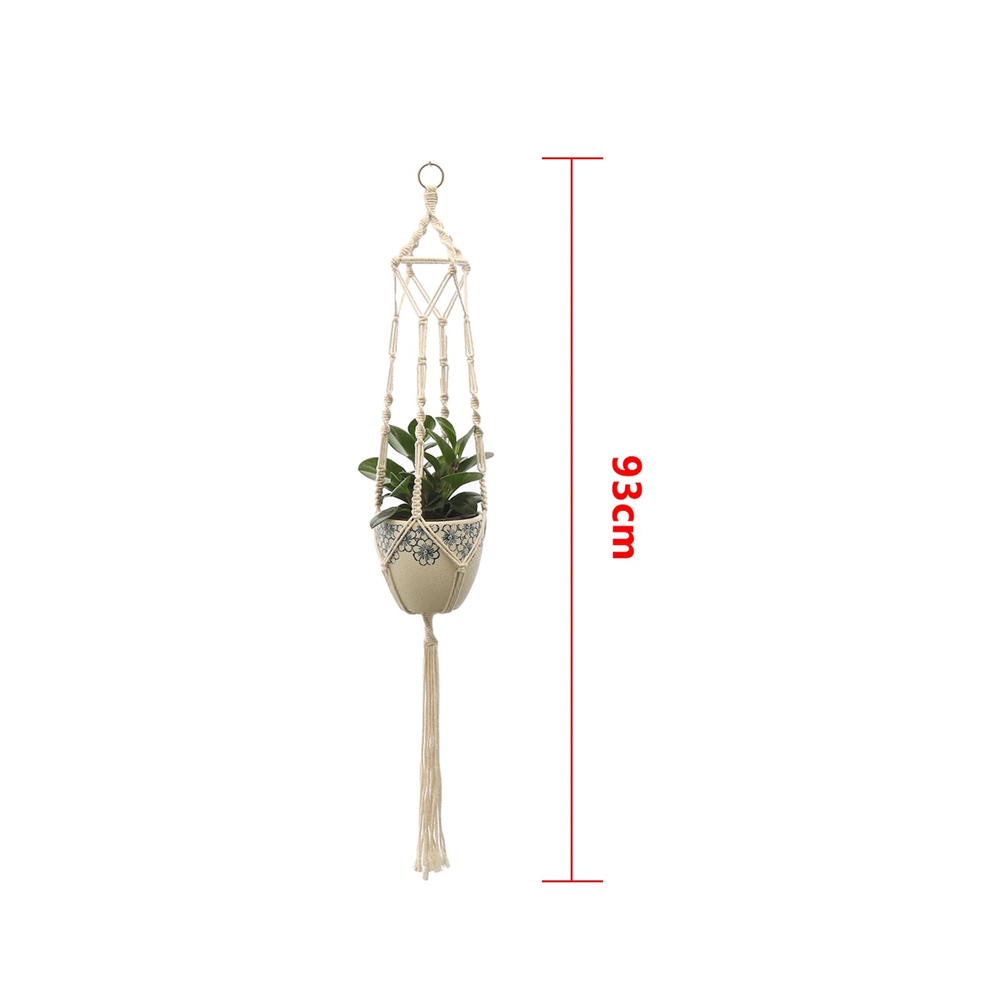 Handgefertigter Makramee Pflanzhalter für Urban Jungle