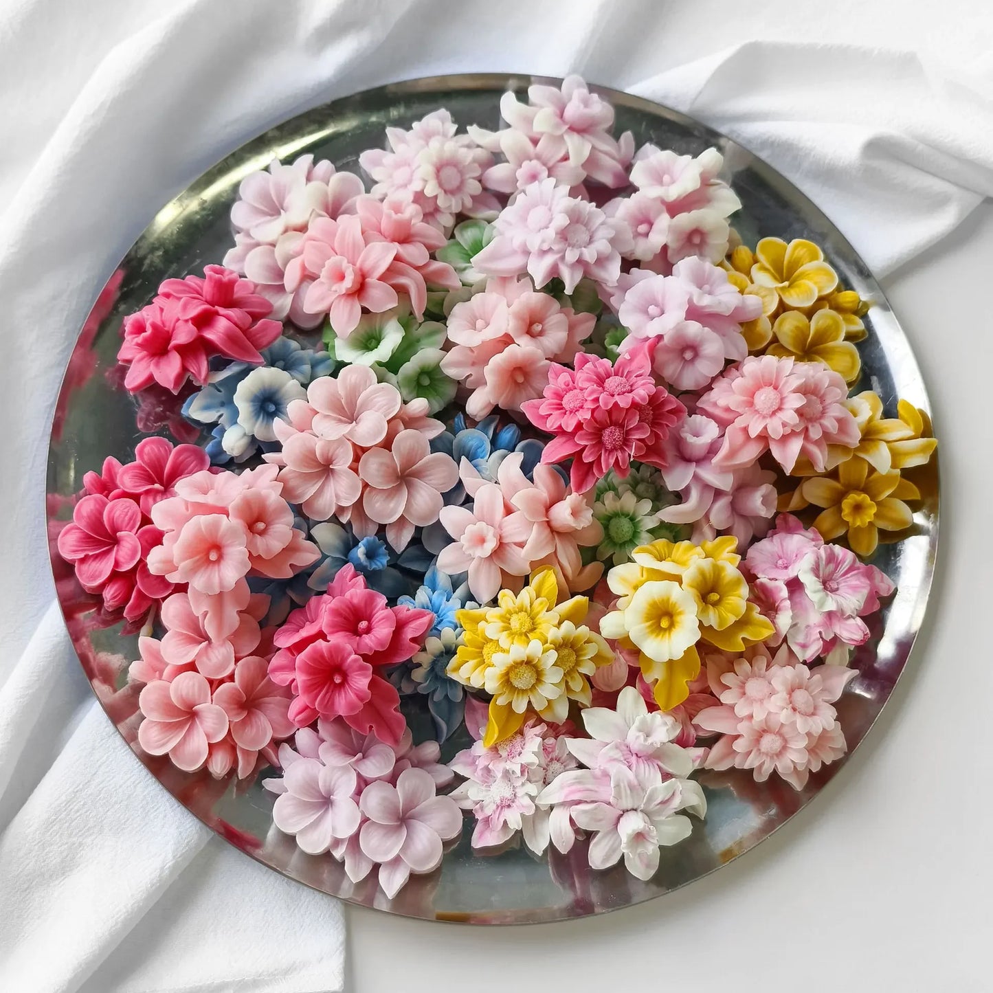 Blumen-Silikonform für DIY-Arbeiten mit Aromatherapie, Kerzen und Kunstharz