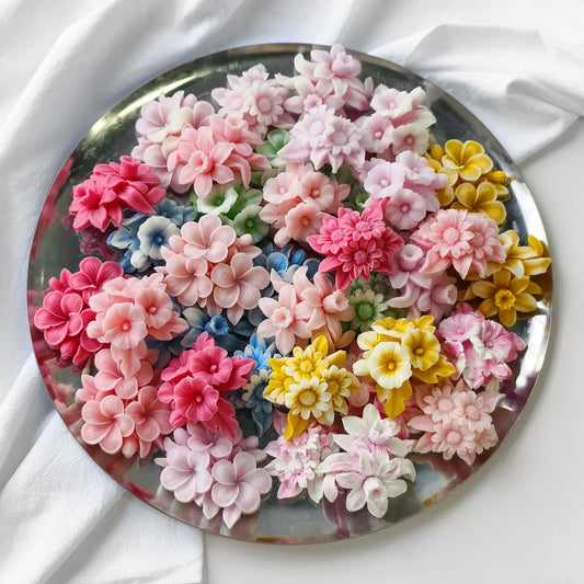 Blumen-Silikonform für DIY-Arbeiten mit Aromatherapie, Kerzen und Kunstharz