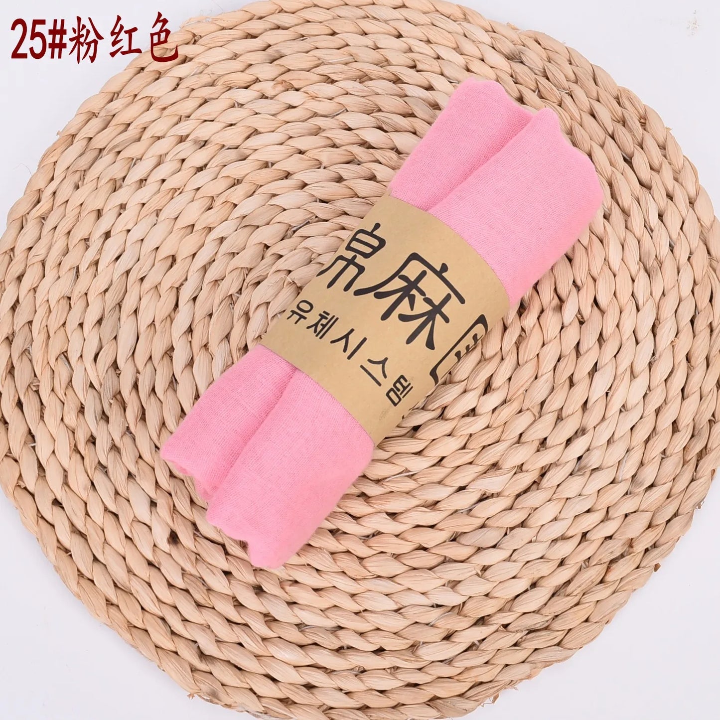 Damen Schal Baumwolle Leinen lang 90x180cm uni zart weich vielseitig