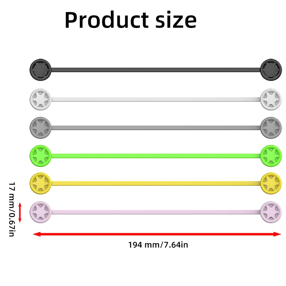 Magnetische Silikon Kabelbinder für vielseitige Ordnung und Halt