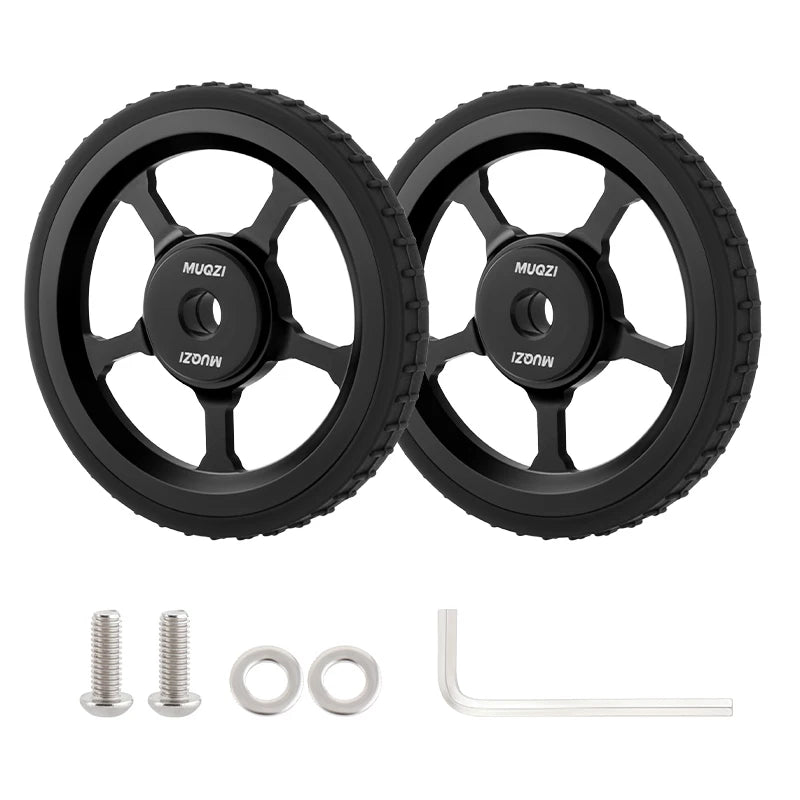 MUQZI Eazy Wheels Faltrad-Rollenräder, kompatibel mit Brompton-Yabubest - Home & More