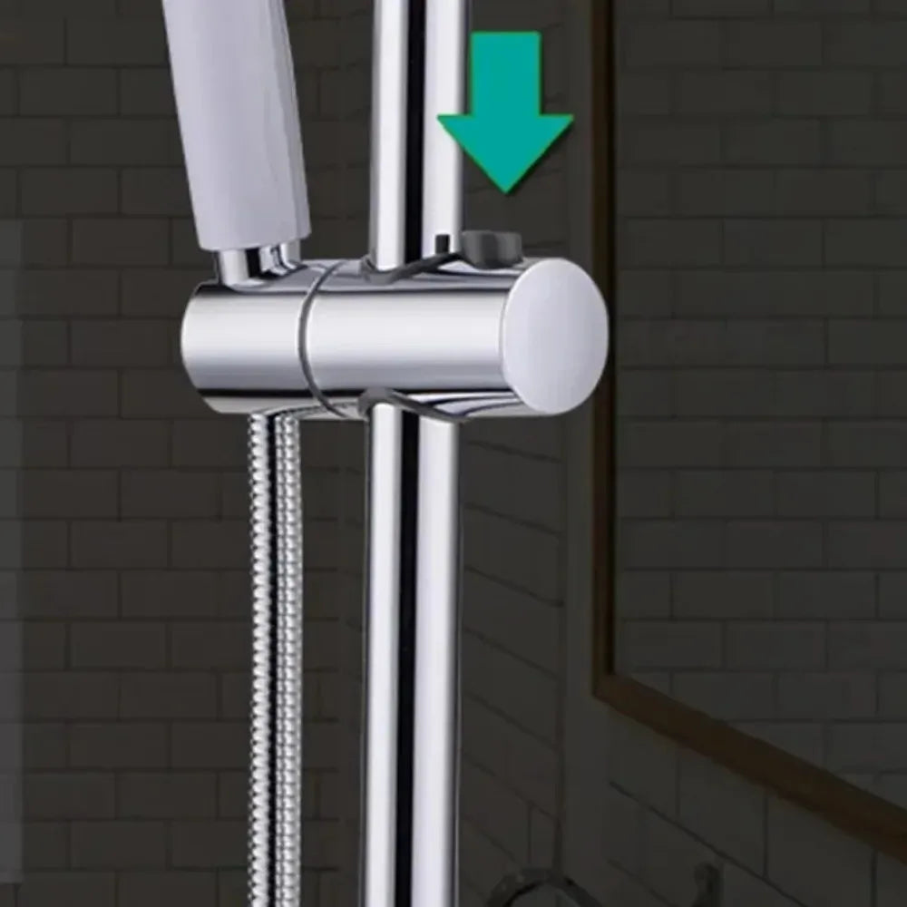 Verstellbarer Duschkopf Halter für 18-25mm Duschstange, 360° Drehbar