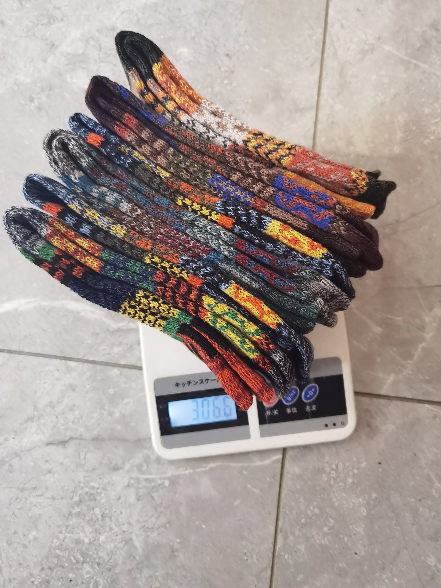 5 Paar warme dicke Herrensocken im Retro Stil EU38 44