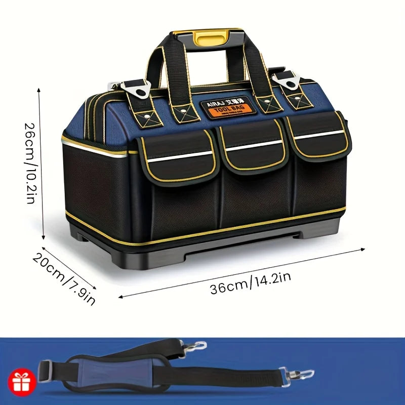 Multifunktionale Werkzeugtasche 1680D Oxford Stoff Elektrikertasche Wasserdicht Gross
