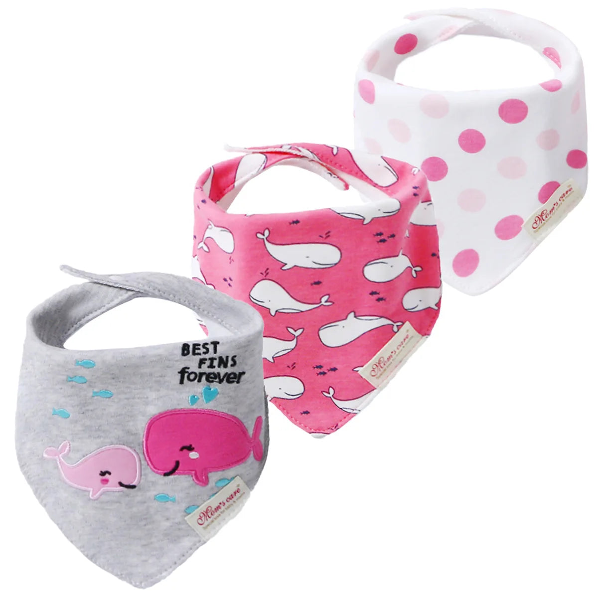Weiches 3-teiliges Baby-Speicheltuch Set für Jungen - Mädchen – saugfähig, unisex