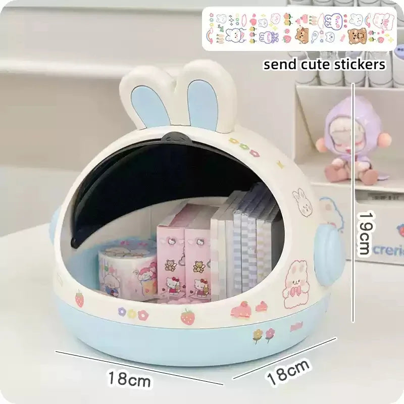Kawaii Kaninchen Schreibtisch Organizer Box für Studenten & Mädchen Deko