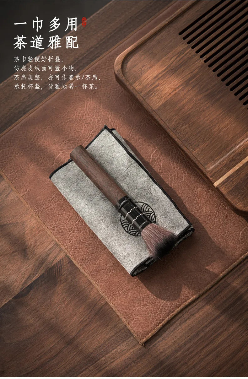 Verdicktes Geschirrtuch aus Baumwolle und Leinen für Küche und Teetisch-Yabubestshop