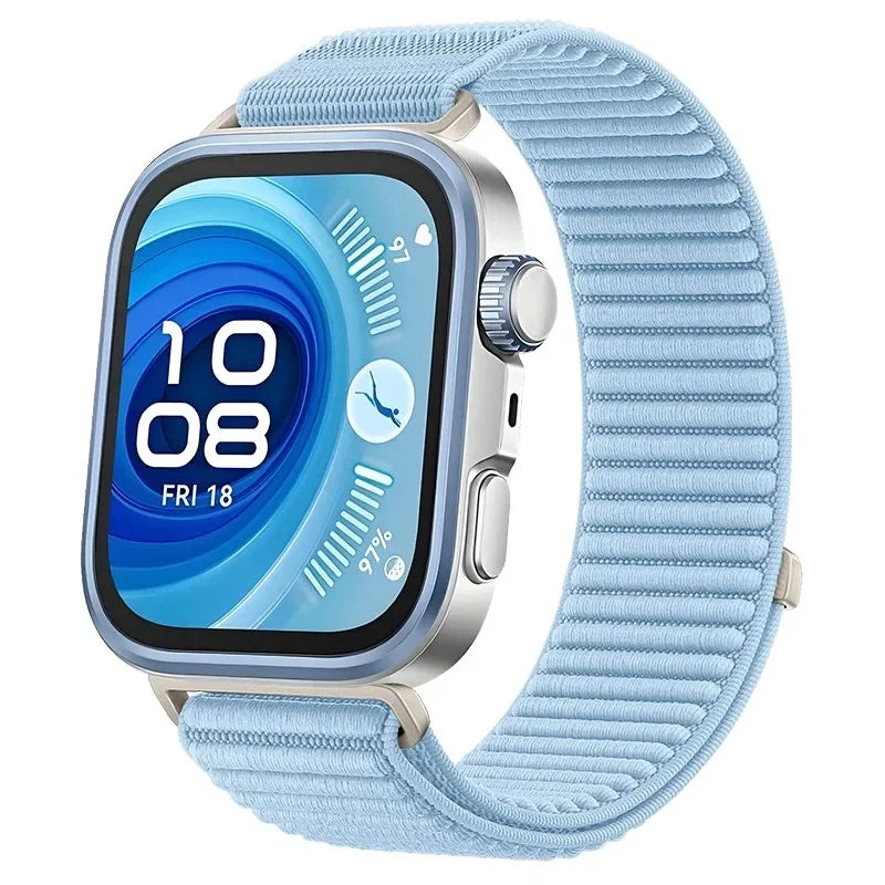 Nylon-Schlaufenarmband, atmungsaktiv und komfortabel für Smartwatches