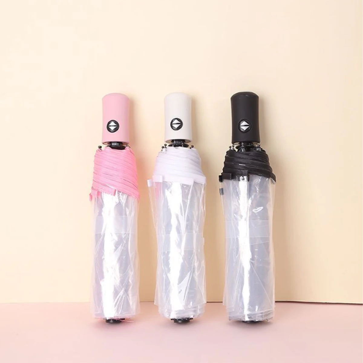 Automatischer Klappschirm transparent – Wasserdicht & Langlebig