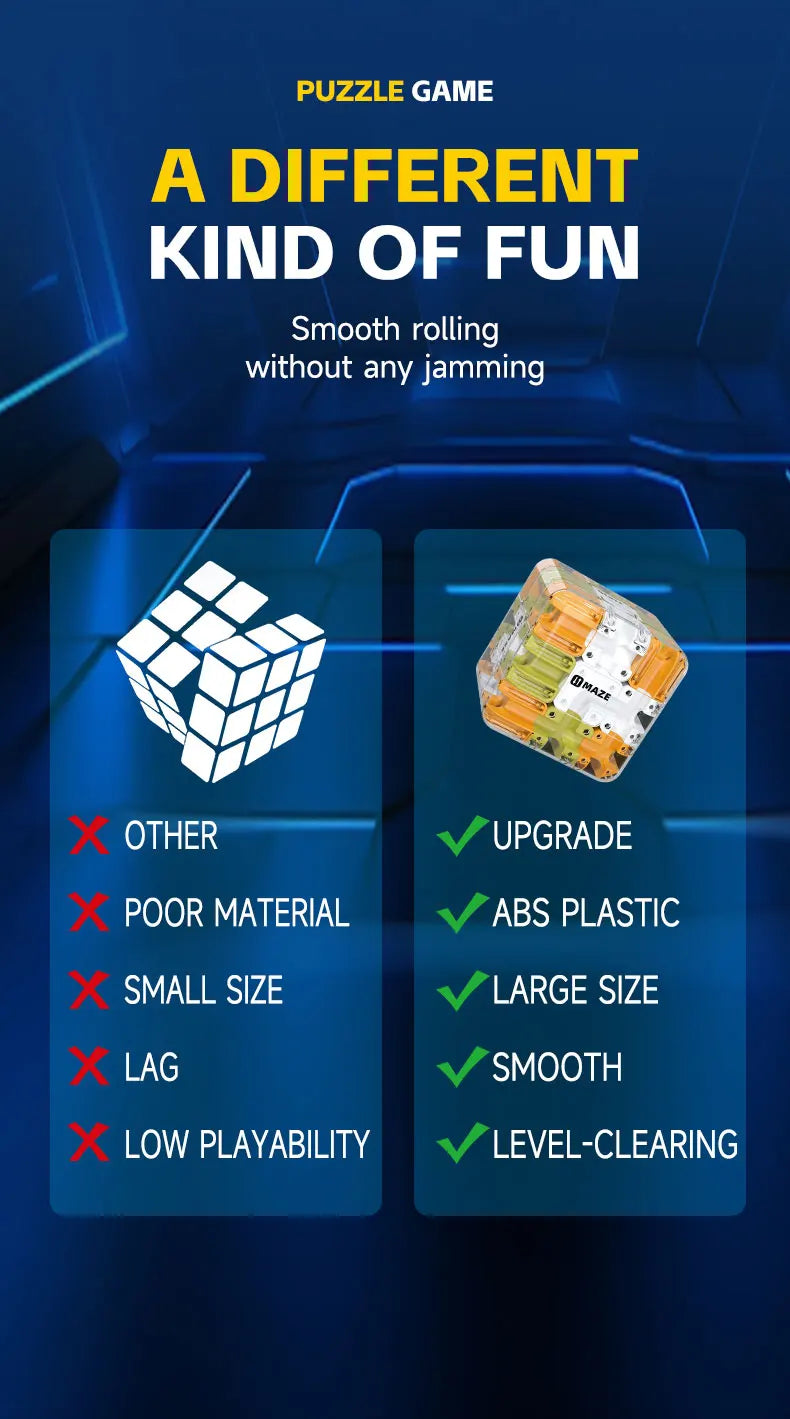 3D Labyrinth Puzzle Würfel für kreatives logisches Denken