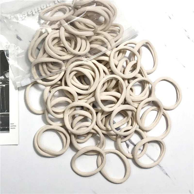 20/50 Teile/satz Haarbänder für Frauen Mädchen Grundlegende Haar Gummi Krawatten Seile 4 cm Einfache Elastische Stirnband Haar Zubehör pferdeschwanz Halter - Yabubest - Home & More