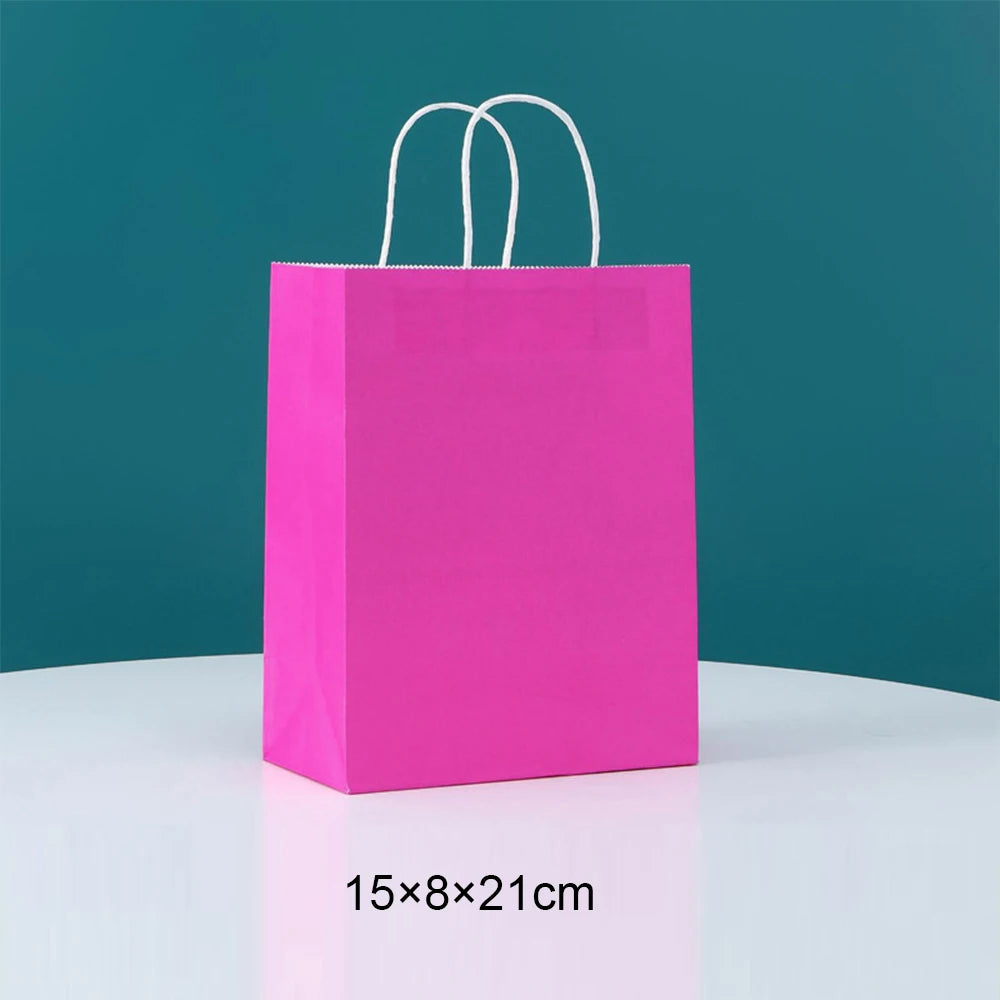 Papier Geschenktüten mit Griffen – 10 Farben, versch. Größen für Feiern
