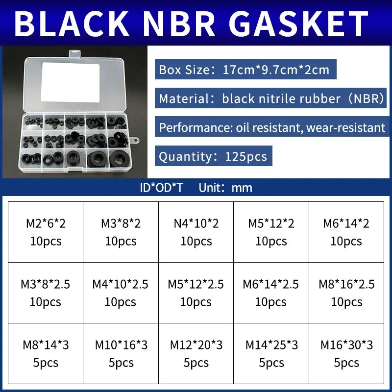 Robuste flache Gummidichtung für wasserdichte Reparaturen