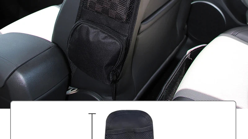 Universeller Seiten Organizer mit Netztasche und Reißverschluss für Auto