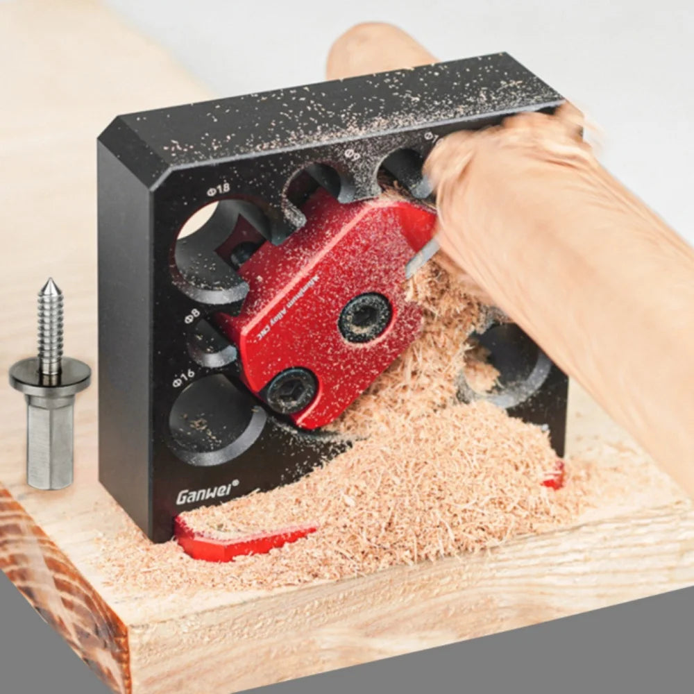 Einstellbarer Dübel Maker Jig 8-20mm für Präzise Holzbearbeitung