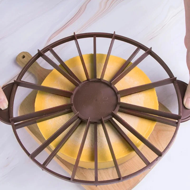 Brot Kuchen Teiler für gleiche Portionen Schneidemarkierung Backwerkzeug