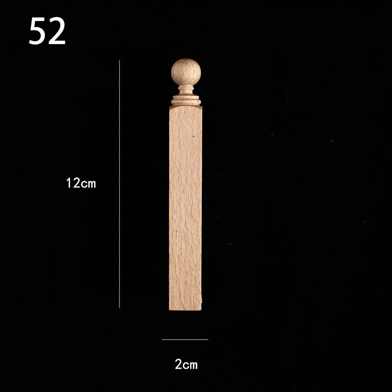 Holzapplikation Spindel Säule Dekoration für Möbel und Heim