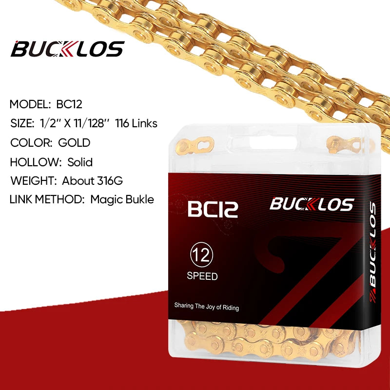 Fahrradkette kompatibel für 8 bis 12 Gang Mountain Road Bikes