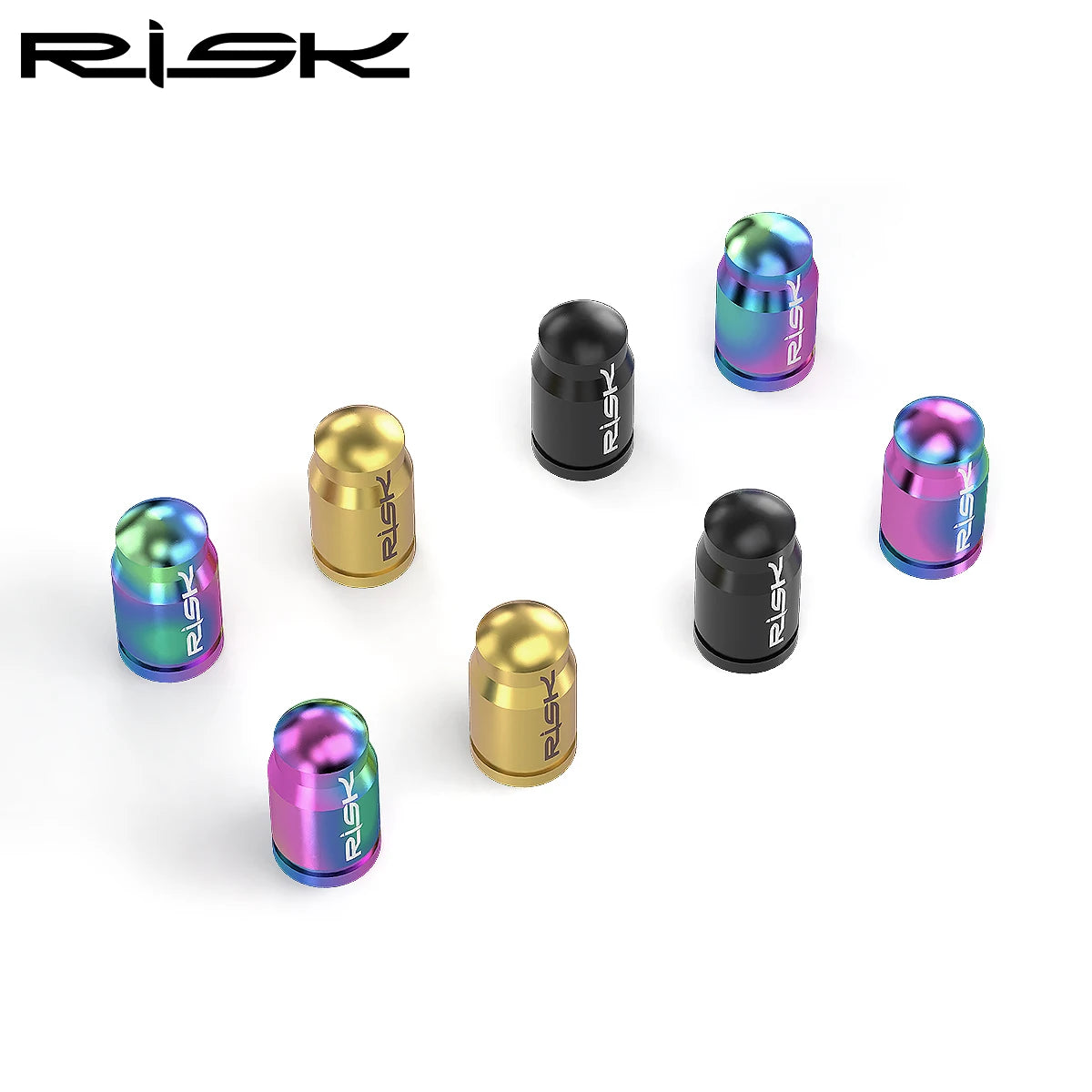 Titan Fahrrad Ventil Kappen Wasserdicht Staubdicht MTB Rennrad FV AV Schutz Zubehör