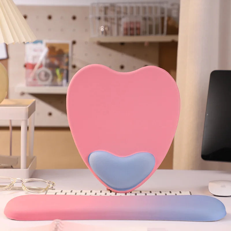 Ergonomische Handgelenkauflage aus Memory-Schaum für Tastatur und Maus