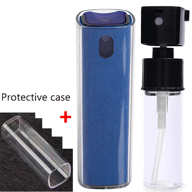 2in1 Mikrofaser Bildschirm Reiniger Set mit Spray für Telefon Tablet Brille