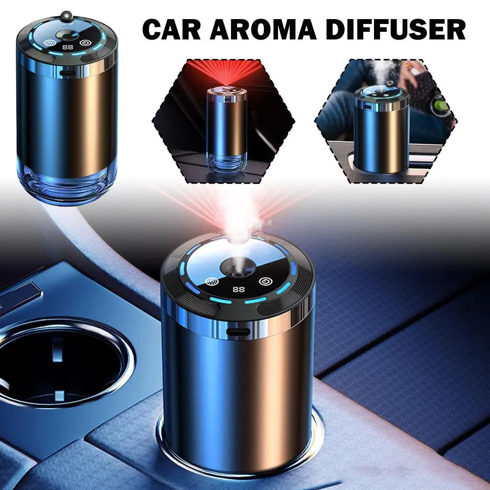 Wiederaufladbarer Auto Lufterfrischer mit 5 Stufen einstellbarem Aroma-Diffusor