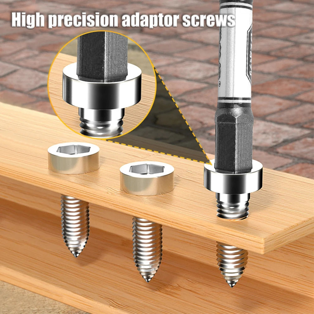 10-tlg. magnetisches 50/100mm Sechskant Schraubendreher Bit Set 1/4 Schaft