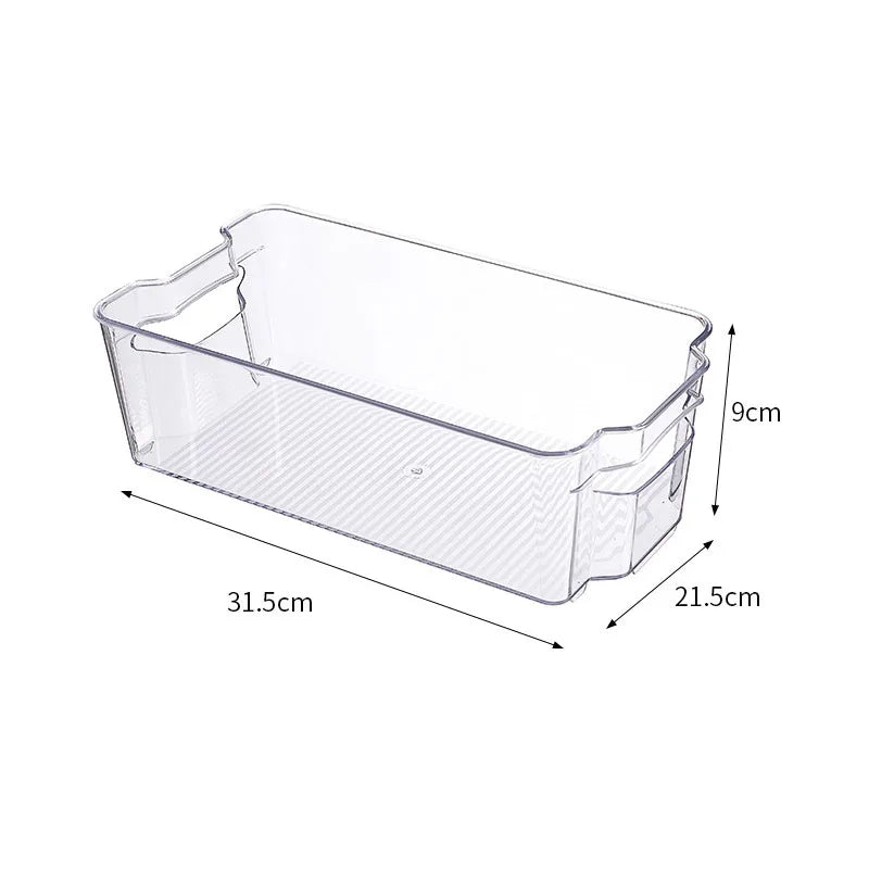 Transparenter Kühlschrank Organizer Box – Gemüse Obst Lagerung Behälter Varianten
